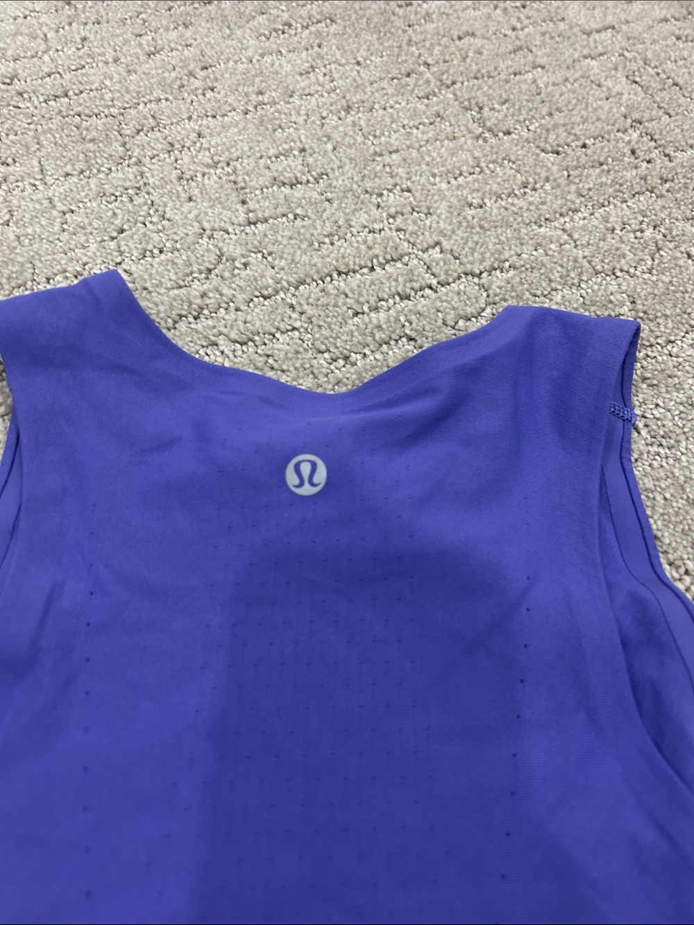 Women’s Sleeveless Tank Top in Vibrant Purple - Picture 3 of 3